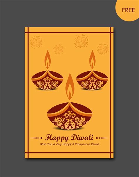 printable diwali card template